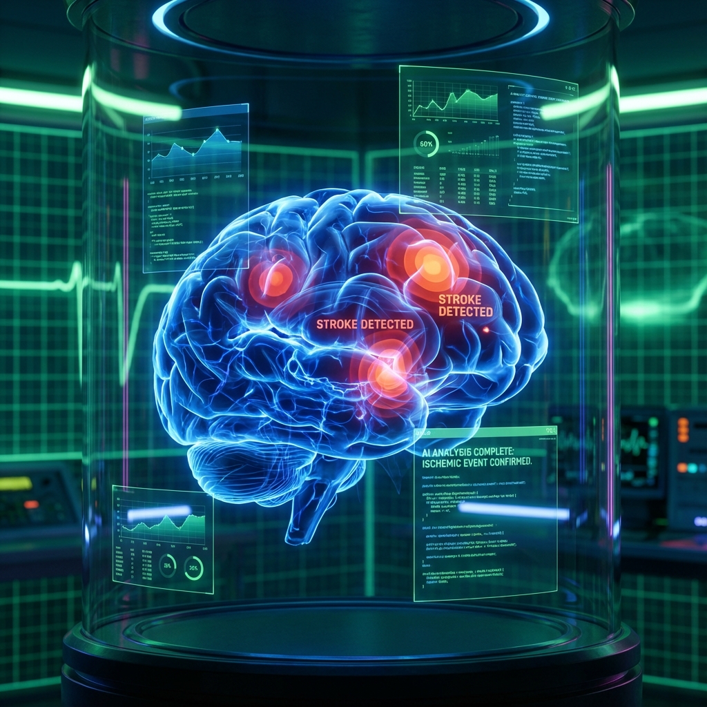 AI Stroke Analysis Visualization